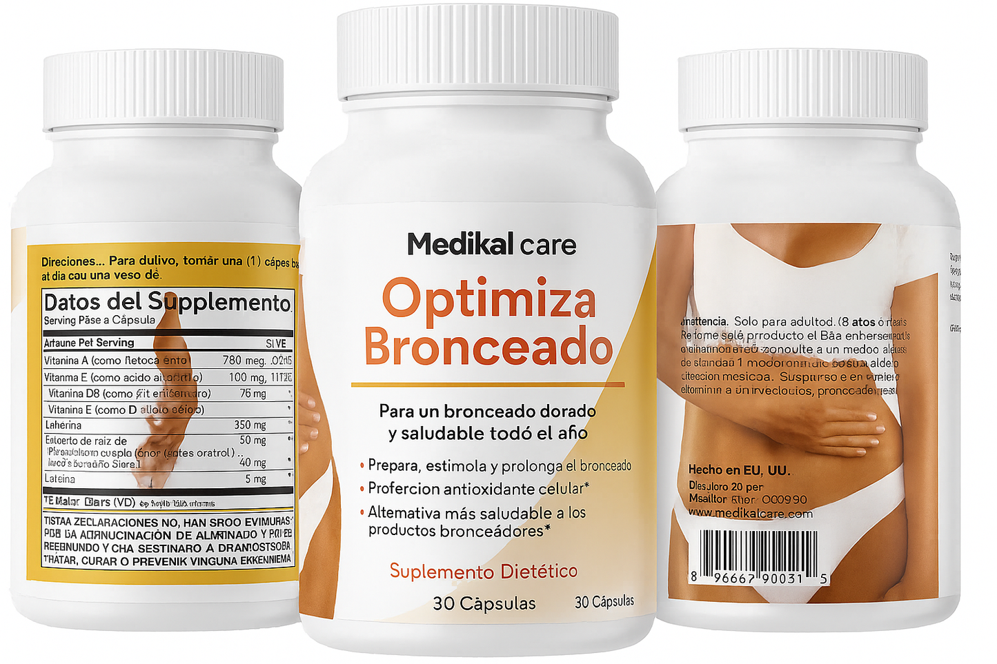 Cápsulas Bronceadoras Saludables