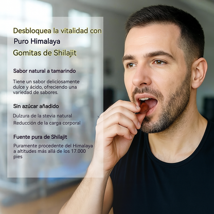 Gomitas de Shilajit dorado